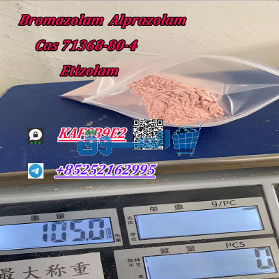 Bromazolam good quality CAS 71368–80–4 pink and white telegram:+852 52162995